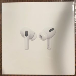 BRAND NEW AirPods Pro with wireless charging case unopened.